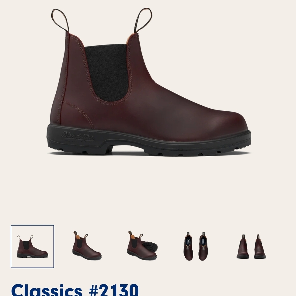 Blundstone Unisex Chelsea Boot Auburn Size: 6.5 AUS | Womens 9.5 US | Mens 7.5